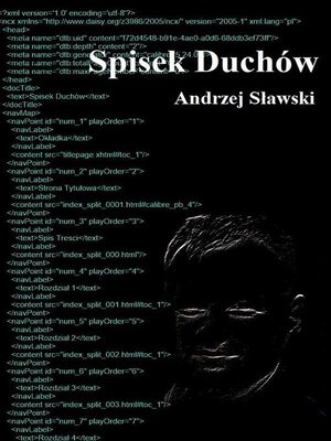 cover image of Spisek duchów